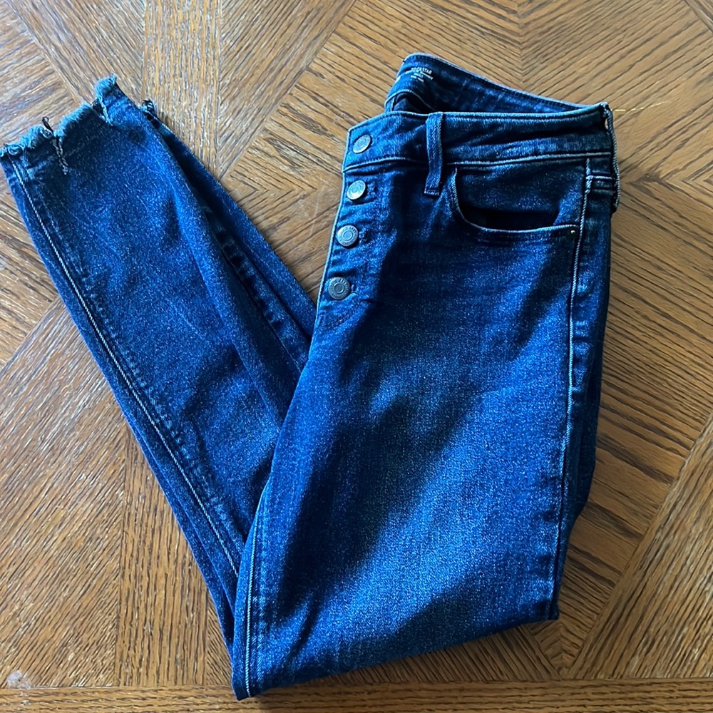 Old Navy Rockstar Super Skinny High Rise Ankle Jeans Size 8